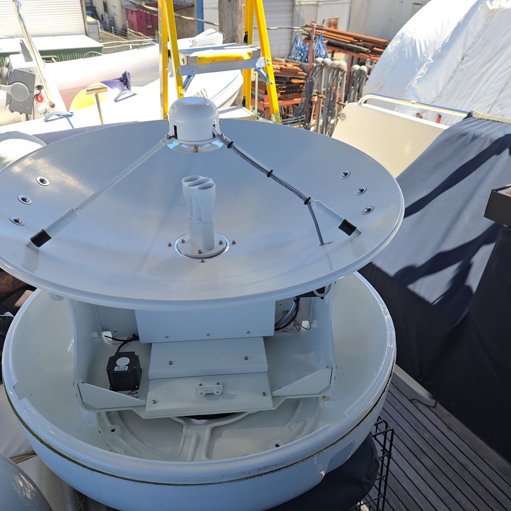 Satellite dome installation