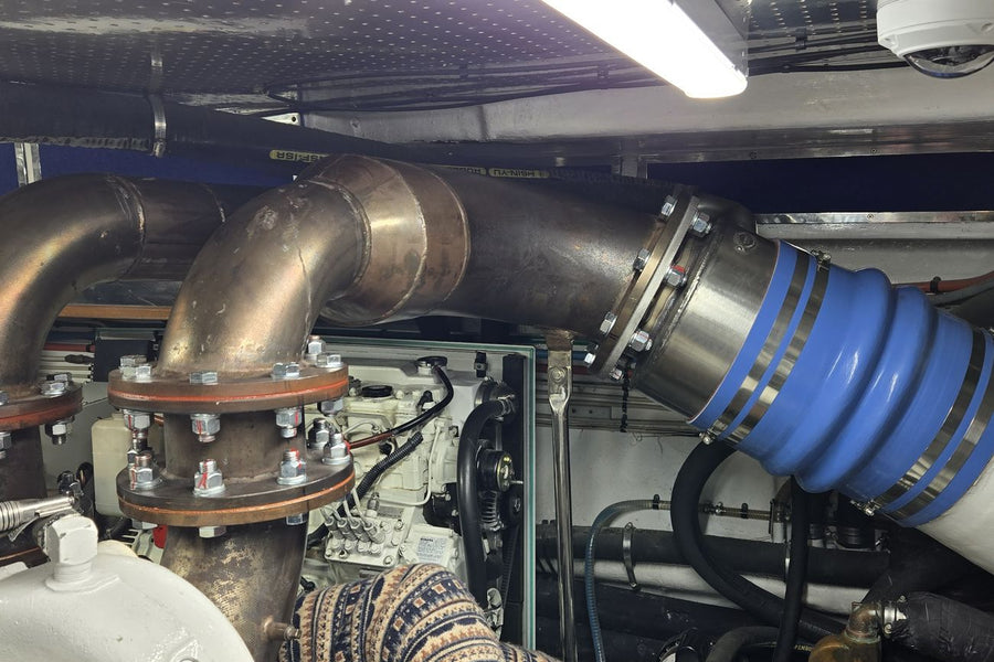 Engine room exhaust work